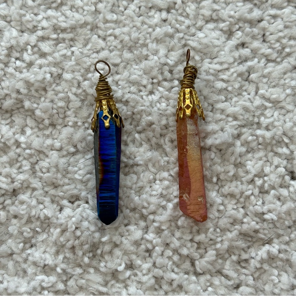 Set of 2 - Crystal Pendants